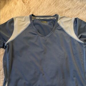 Nimble Blue and Gray Women's Short Sleeve Tee